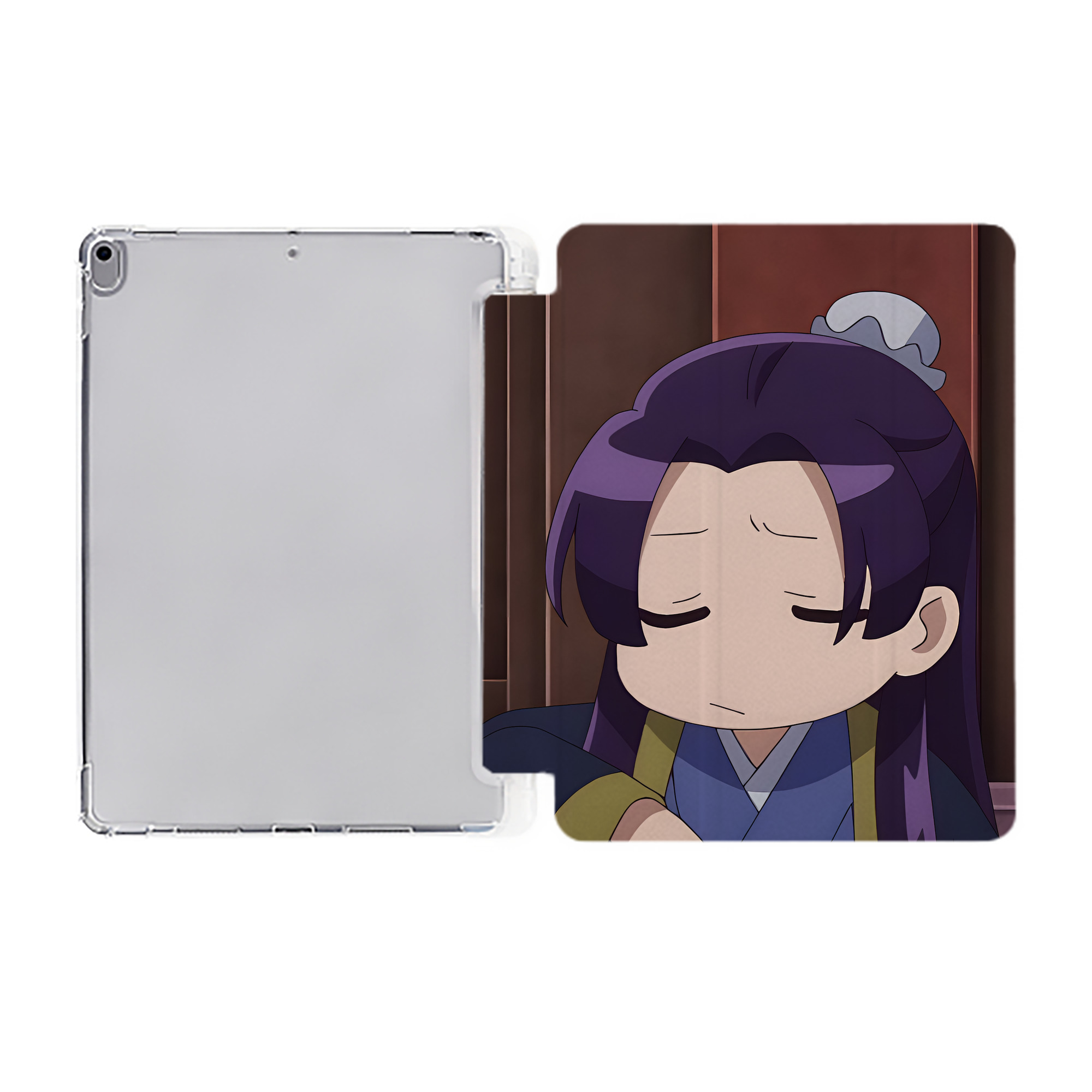 （画像用） 薬屋のひとりごと The Apothecary Diaries IPad ケース ペン収納付き 三つ折りスタンド PUレザー×シリコン 対応機種9.5/10.5/10.9インチ